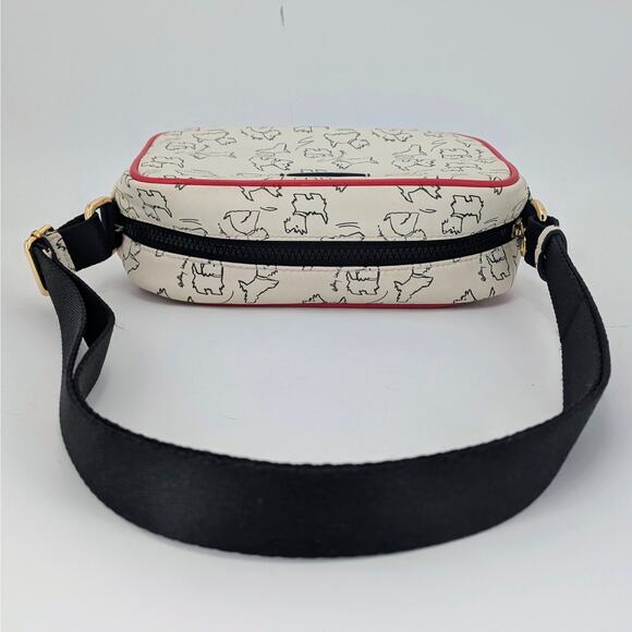 Radley London Sketch Street Crossbody Bag Scottie Dog Print Small Zippered Purse - Picture 9 of 15